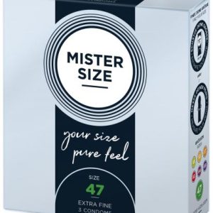MISTER.SIZE 47 mm Condooms 3 stuks